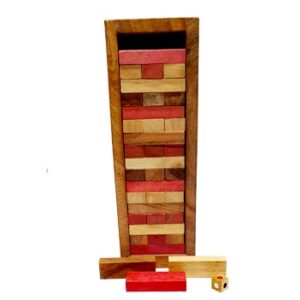 JENGA COLOURS ΜΕ ΖΑΡΙ ένα επιτραπέζιο δεξιοτεχνίας!! Έτοιμοι;