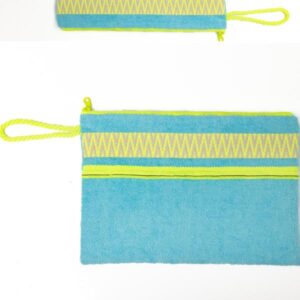 Τσάντα για το χέρι τώρα το καλοκαίρι! Towel clutch! Διάλεξε χρώμα!