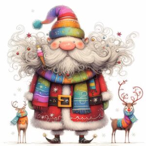 Αι Βασίλης και τάρανδος μαζί, το πιο χαρούμενο δώρο ημερολόγιο!