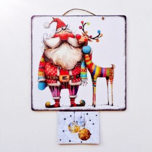 Αι Βασίλης και τάρανδος μαζί, το πιο χαρούμενο δώρο ημερολόγιο!