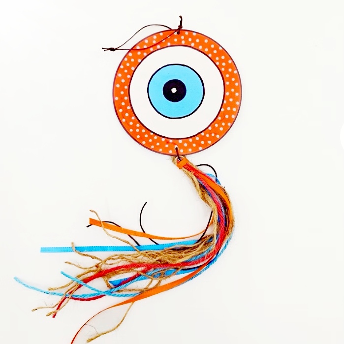 Γούρια μάτι κρεμαστά φτιαγμένα με αγάπη για το κακό το μάτι!