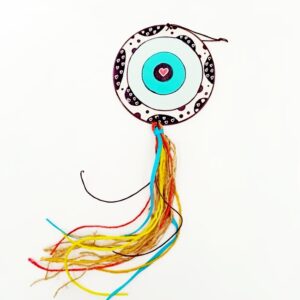 Γούρια μάτι κρεμαστά φτιαγμένα με αγάπη για το κακό το μάτι!