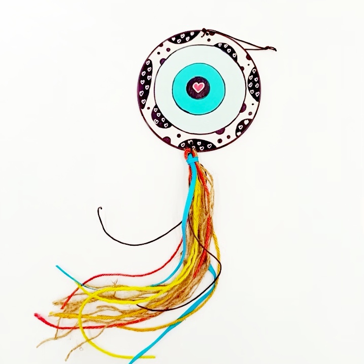 Γούρια μάτι κρεμαστά φτιαγμένα με αγάπη για το κακό το μάτι!