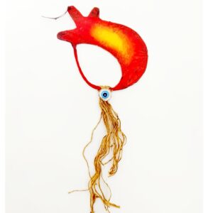 Καρδιά, ρόδι, κλειδί, πέταλο. Γούρια δώρο χαράς, γούρια τυχερά!