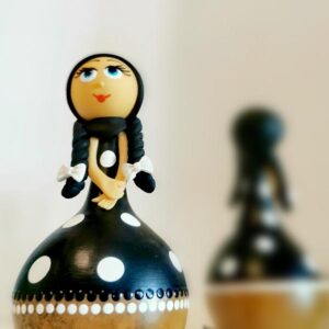 Κούκλες νεροκολοκύθες με κοτσίδες και φιογκάκια στα μαλλιά!