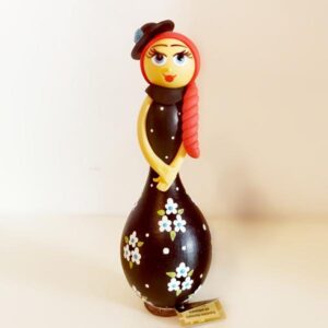 Νεροκολοκύθα κούκλα με καπέλο! Μια chic κούκλα νεροκολοκύθα!