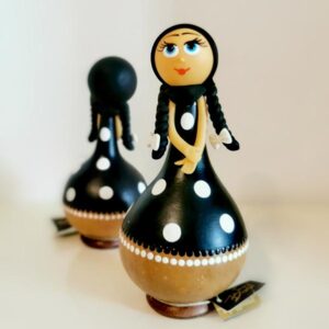 Κούκλες νεροκολοκύθες με κοτσίδες και φιογκάκια στα μαλλιά!