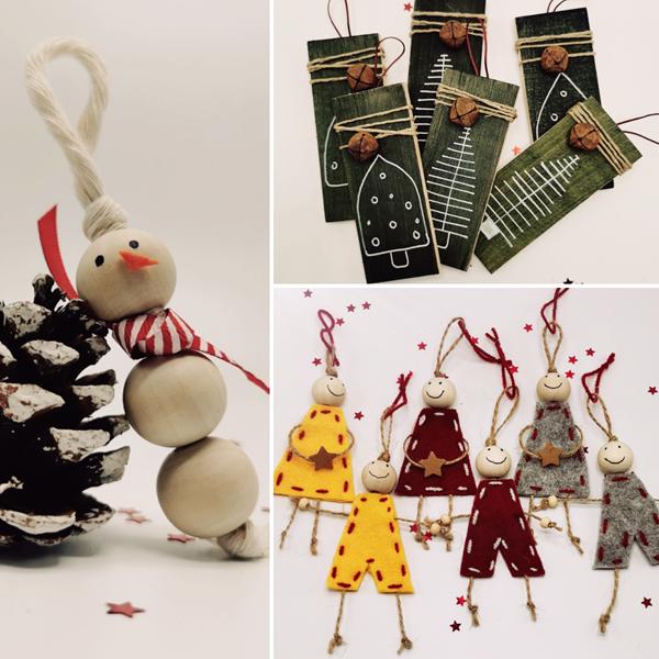 Διάλεξε χριστουγεννιάτικα στολίδια κρεμαστά και χειροποίητα!