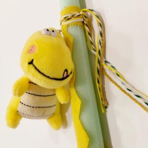 Λαμπάδα μπρελόκ Δεινόσαυρος! Λαμπάδα με μεγάλο χαμόγελο!