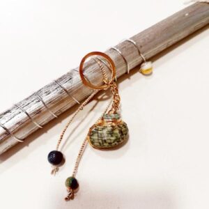 Λαμπάδα κοχύλι μπρελόκ! Λαμπάδα λαμπερή με χρυσές πινελιές!