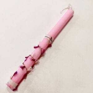 Λαμπάδα λουλούδι αναρριχώμενο! Λαμπάδα χάντρα κεραμική!