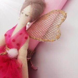 Λαμπάδα κούκλα μπαλαρίνα για κορίτσια με χαρά και χρυσά φτερά!