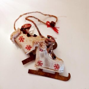 Στολίδια κρεμαστά παγοπέδιλα! Στολίδια που χορεύουν στο χιόνι!