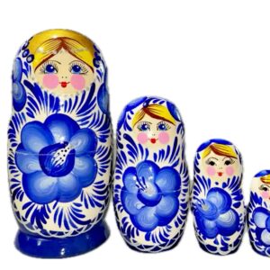 Λουλουδάτη μπλε και ξανθιά μπαμπούσκα με τους 4 σπόρους της!