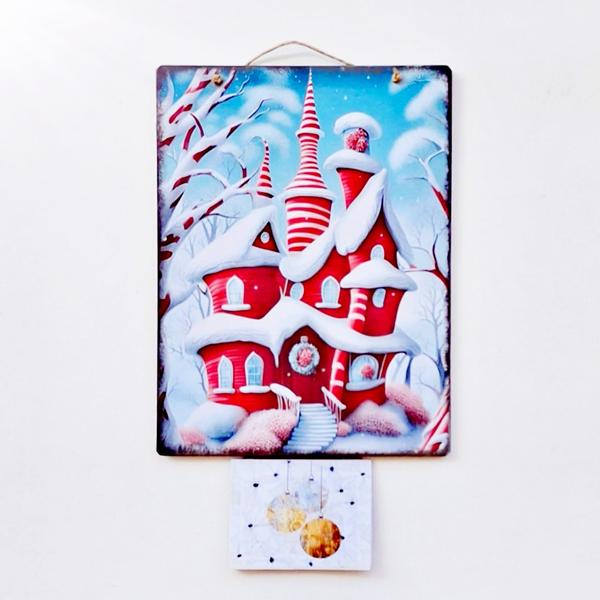 Ημερολόγια ξύλινα χωριά παραμυθένια! Κατακόκκινα Χριστούγεννα!