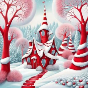 Ημερολόγια ξύλινα χωριά παραμυθένια! Κατακόκκινα Χριστούγεννα!