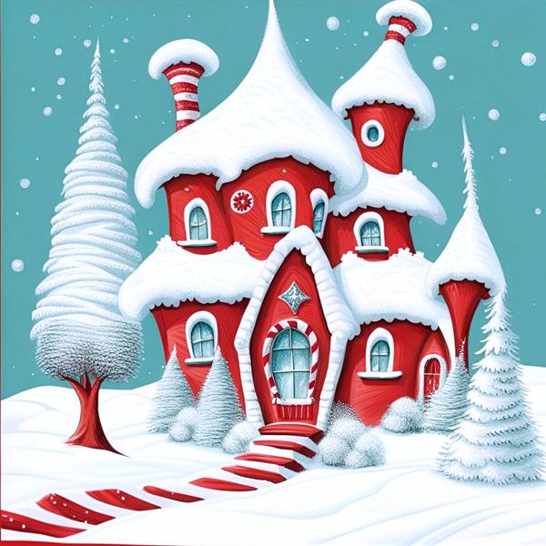 Ημερολόγια ξύλινα χωριά παραμυθένια! Κατακόκκινα Χριστούγεννα!