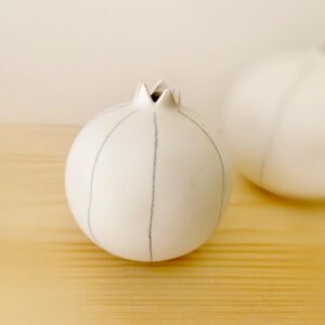 Ρόδι κεραμικό κομψοτέχνημα με απαλές γραμμές, ρόδι υπέροχο!