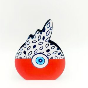 Ρόδι γούρι ξύλινο σε 5 χρώματα για να διαλέξεις, ρόδι γούρι τυχερό!