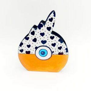 Ρόδι γούρι ξύλινο σε 5 χρώματα για να διαλέξεις, ρόδι γούρι τυχερό!