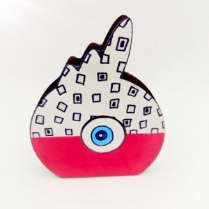 Ρόδι γούρι ξύλινο σε 5 χρώματα για να διαλέξεις, ρόδι γούρι τυχερό!