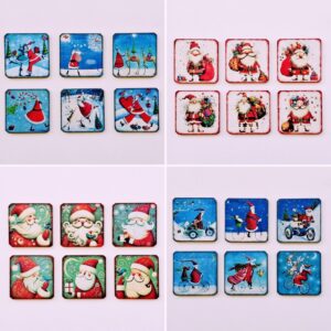 Ένα σετ από 6 διαφορετικά, ξύλινα και χριστουγεννιάτικα σουβέρ!